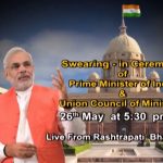 Swearing-in Ceremony of Narendra Modi Live