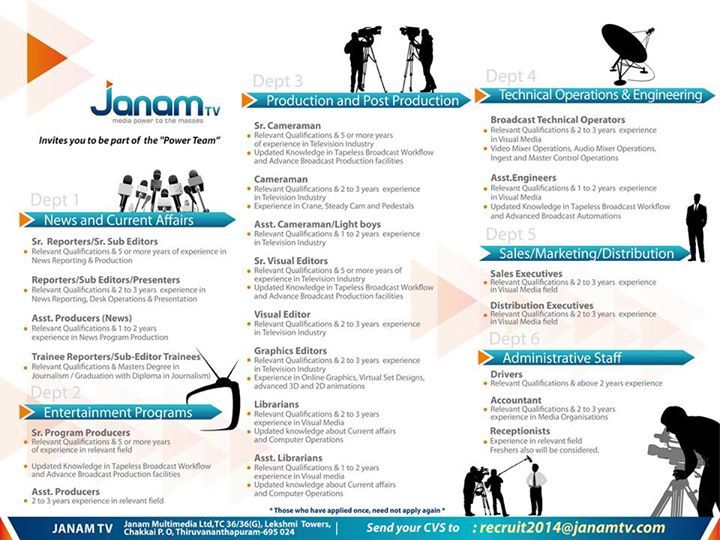Jobs at Janam TV