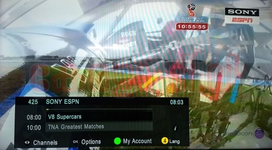 audio language change in sony espn for fifa world cup 2018