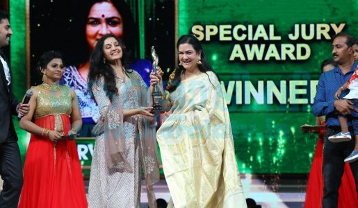 actress urvashi at 2019 asianet film awards