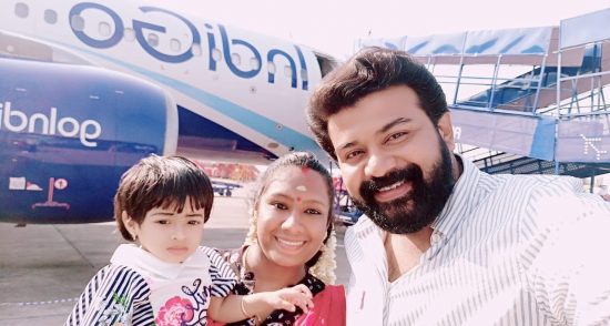 serial actor shankardas with his family