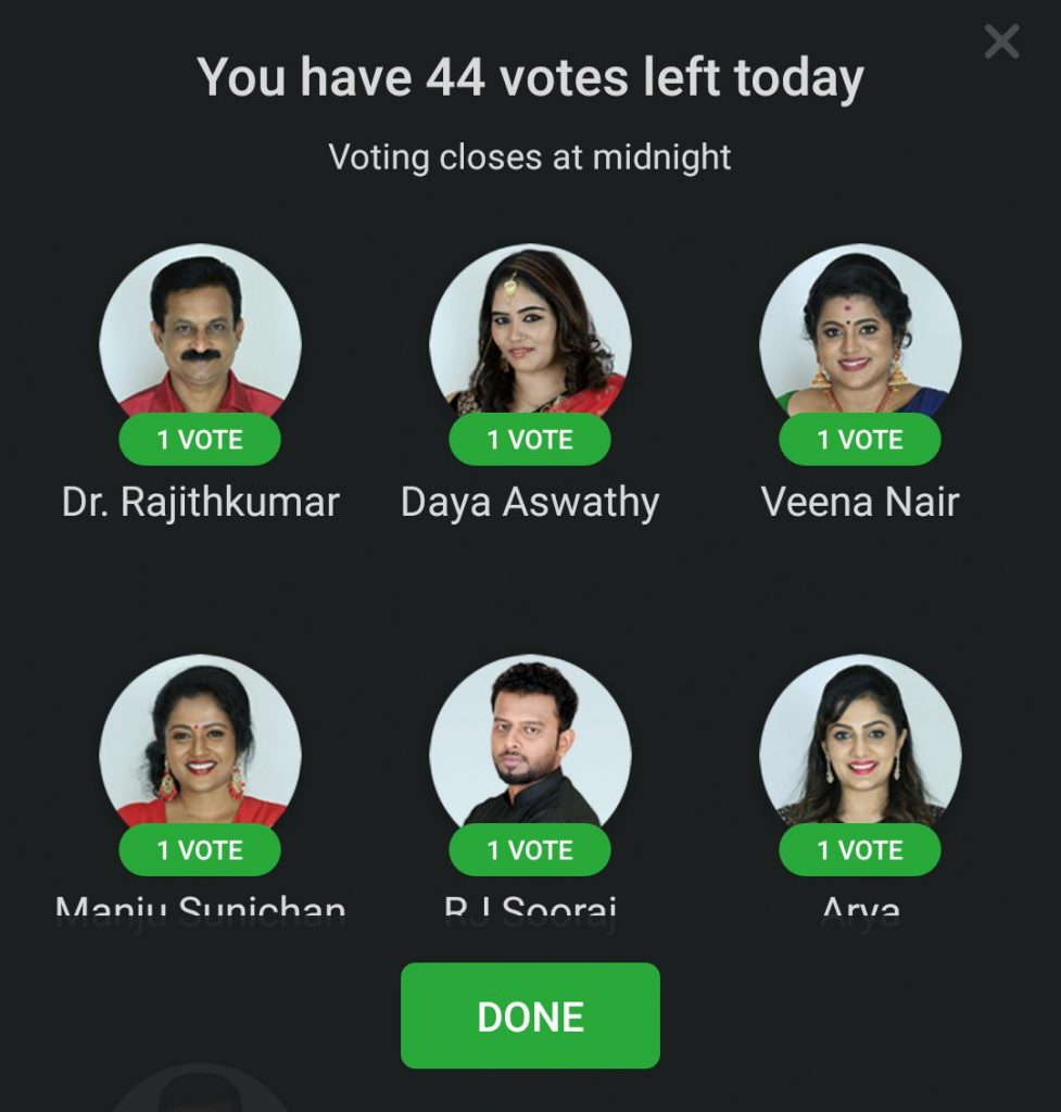 bigg boss malayalam voting via hotstar app bigg boss malayalam voting via hotstar app