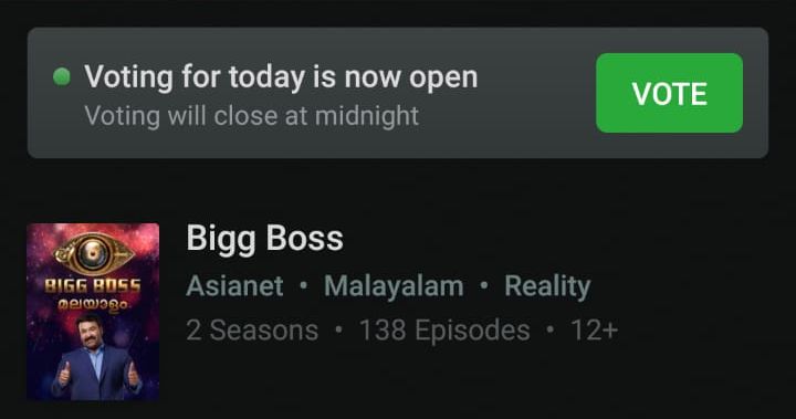 Bigg Boss Malayalam Vote This Week - Show Earned 10.51 ...
