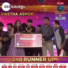 Swetha Ashok is 2nd Runner Up