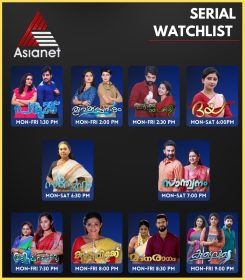 Asianet Malayalam Serial Time Schedule