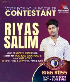 Vote For Riyas Salim