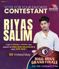 Vote For Riyas Salim