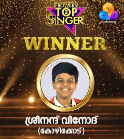 Sreenandh Vinod Flowers TV Top Singer Season 2 Winner