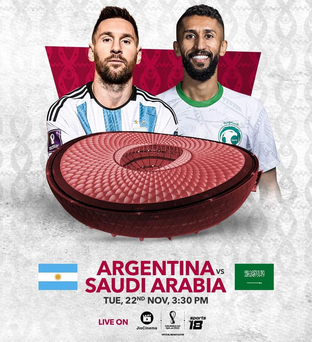 Quarter Finals Of 2022 Fifa Football World Cup Live on Sports 18, MTV HD Channels 9