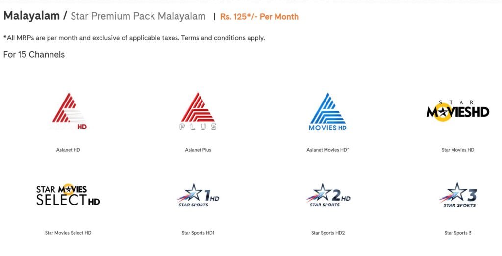 Star Premium Pack Malayalam HD Star Premium Pack Malayalam HD