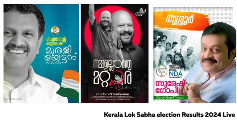 Kerala Lok Sabha election Results 2024 Live