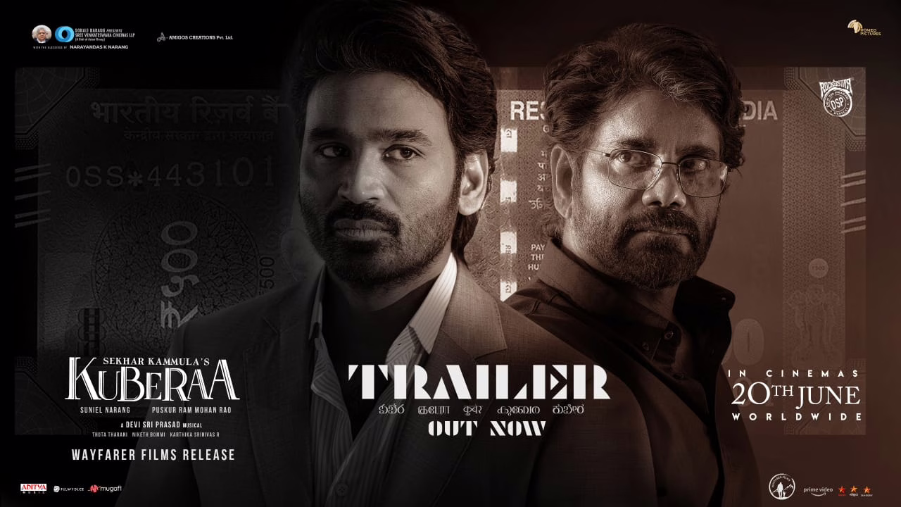Dhanush Movie Kuberaa Trailer Watch Now