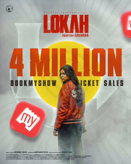 Lokah Movie 4M Tickets Sold Online