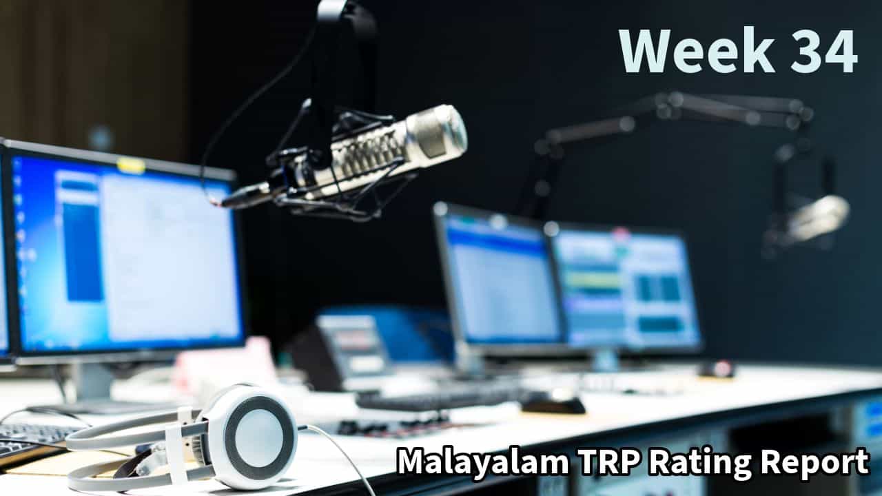 Week 34 TRP Rating