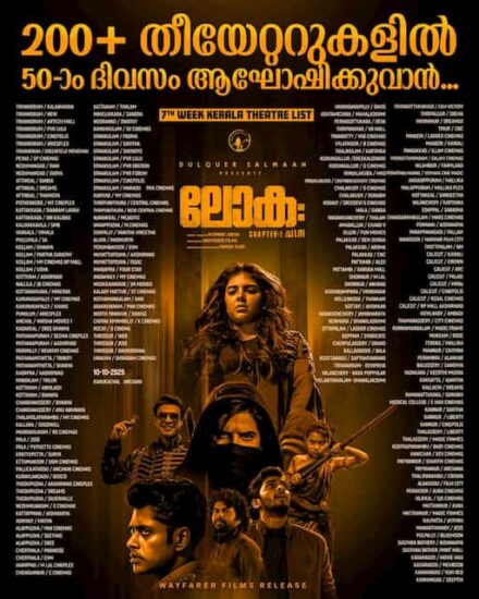 Lokah Chapter 1 Chandra Theater List New