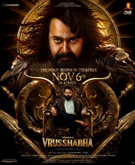 Vrusshabha Movie Posters