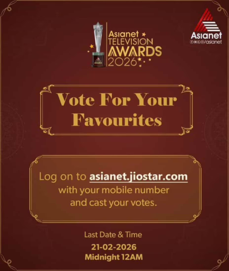 Vote For Your Favourites Asianet Television Awards 2026