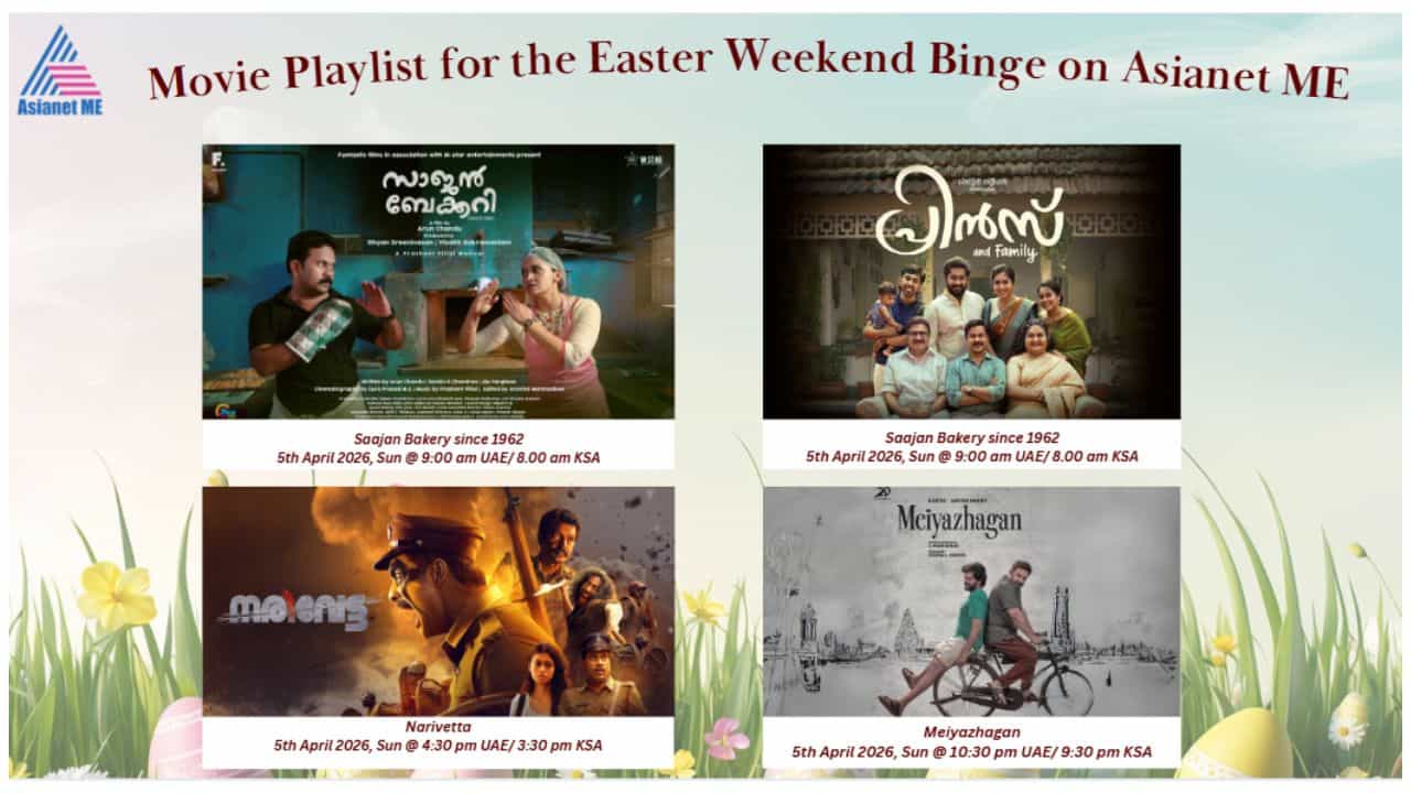 Easter Films on Asianet ME