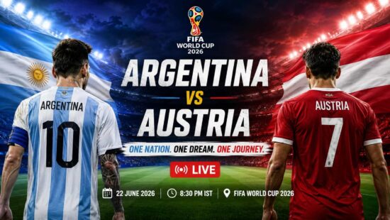 Argentina Vs Austria Live on ZEE5 Argentina Vs Austria Live on ZEE5