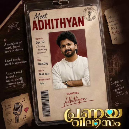 Arjun San as Adhithyan