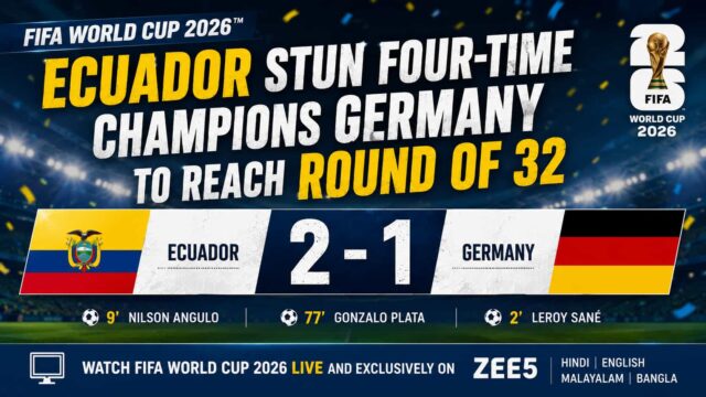 Ecuador Stun Four-Time Champions Germany 2-1 to Reach FIFA World Cup 2026 Round of 32