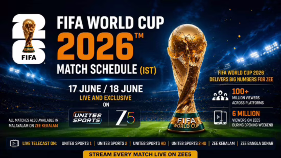 FIFA World Cup 2026 Matches on 17 June/18 June Live On Zee Keralam and ZEE5