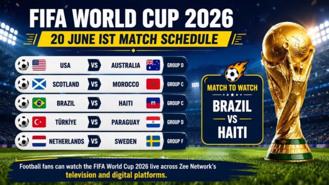 Zee Keralam and ZEE5 Live Coverage , Brazil vs Haiti and Other FIFA World Cup 2026 Matches