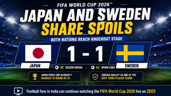 Japan and Sweden Share Spoils as Both Nations Reach FIFA World Cup 2026 Knockout Stage