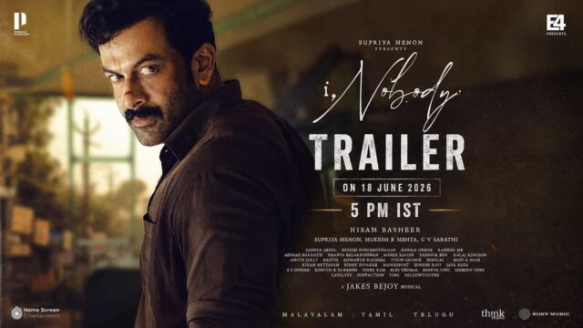 I, Nobdy Movie Trailer On 18 June 2026 at 5 PM