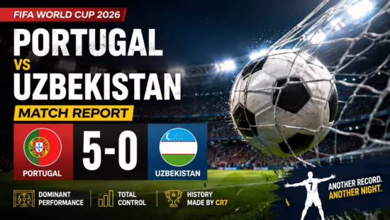 Portugal vs Uzbekistan, FIFA World Cup 2026 Match Report