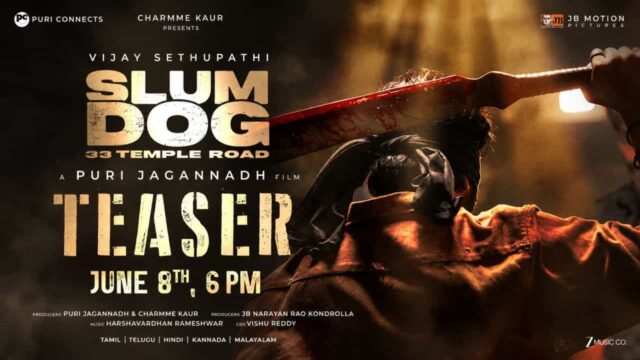 Slum Dog Teaser Release Date Announced – Vijay Sethupathi and Puri Jagannadh Film