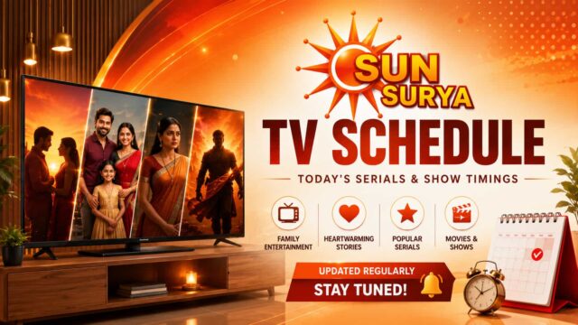 Sun Surya TV Today Shows