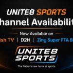 Unite8 Sports 1, Unite8 Sports 2 SD and HD is now Available on Dish TV , D2H and Zing Super FTA Box , Find Channel Number