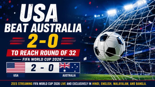 USA Beat Australia 2-0 to Reach FIFA World Cup 2026 Round of 32 USA Beat Australia 2-0 to Reach FIFA World Cup 2026 Round of 32
