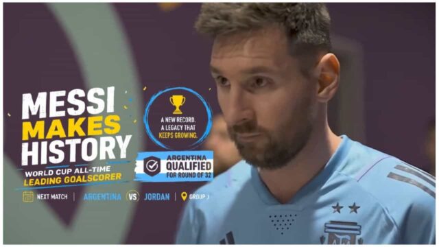 Lionel Messi Becomes FIFA World Cup's All-Time Leading Goalscorer