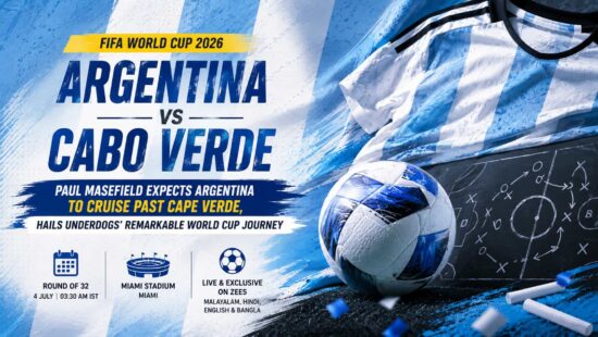 Argentina vs Cabo Verde Live: Paul Masefield Backs Reigning Champions to Reach FIFA World Cup 2026 Round of 16
