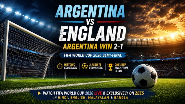Messi's Two Assists Inspire Argentina to Dramatic 2-1 Win Over England, Set Up FIFA World Cup 2026 Final Against Spain