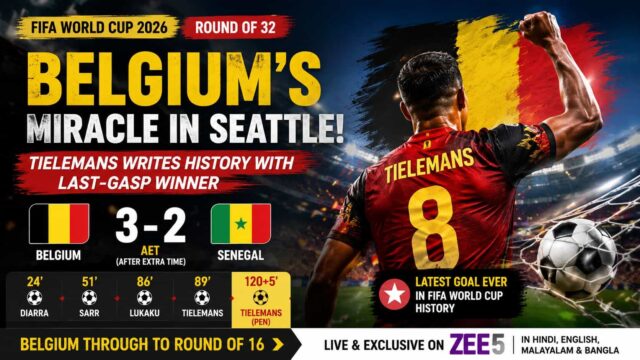 Belgium Complete Stunning Comeback Against Senegal to Reach FIFA World Cup 2026 Round of 16 Belgium Complete Stunning Comeback Against Senegal to Reach FIFA World Cup 2026 Round of 16