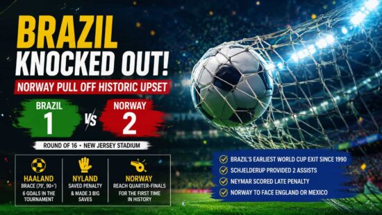 Brazil Knocked Out! Haaland's Norway Creates World Cup History Brazil Knocked Out! Haaland's Norway Creates World Cup History