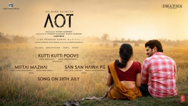 Dulquer Salmaan's Aakasamlo Oka Tara First Song "Chitti Chitti Cheema" Releases Today