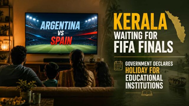 Kerala Awaits FIFA World Cup 2026 Final as Government Declares Holiday for Educational Institutions Kerala Awaits FIFA World Cup 2026 Final as Government Declares Holiday for Educational Institutions