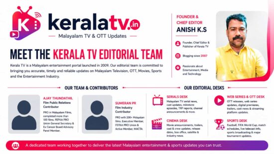 Meet the Kerala TV Editorial Team – Editors, Contributors & Editorial Desks Meet the Kerala TV Editorial Team – Editors, Contributors & Editorial Desks