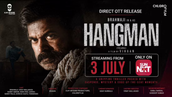 Hangman OTT Release Date: Telugu Thriller Premieres Directly on Sun NXT from July 3