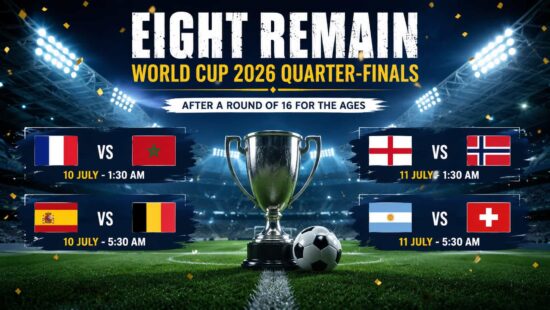 FIFA World Cup 2026 Quarter-final Fixtures (IST) FIFA World Cup 2026 Quarter-final Fixtures (IST)