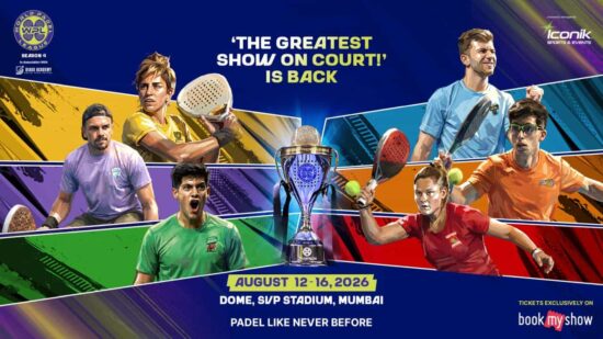 World Padel League players representing Spain and Argentina ahead of the Mumbai tournament.