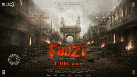 Prabhas' Fauzi Gets Independence Day Special Poster - Hanu Raghavapudi Film to Release Worldwide on 3 December 2026 Prabhas' Fauzi Gets Independence Day Special Poster - Hanu Raghavapudi Film to Release Worldwide on 3 December 2026