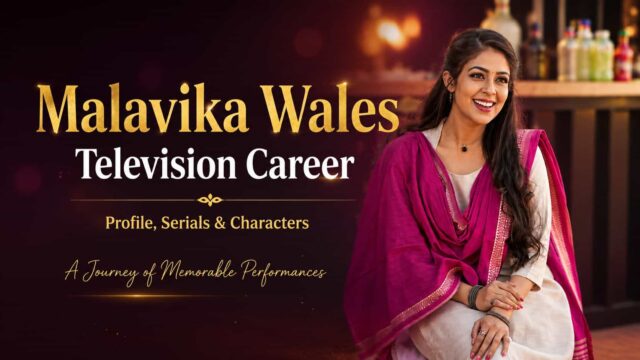 Malavika Wales Television Career - Profile, Popular Serials, Characters and TV Journey