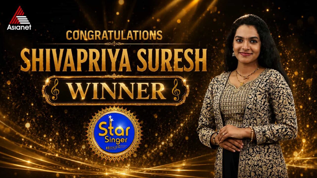 Shivapriya Suresh Wins Star Singer Season 10 Malayalam - Arjun KC and Theertha Sathyan Finish as Runners-Up Shivapriya Suresh Wins Star Singer Season 10 Malayalam - Arjun KC and Theertha Sathyan Finish as Runners-Up