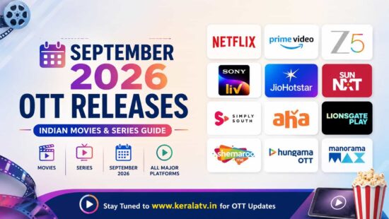 September 2026 OTT Releases - Indian Movies and Series Streaming Guide on Netflix, Prime Video, ZEE5, SonyLIV and More