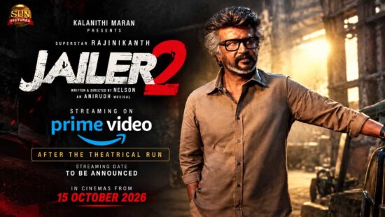 Rajinikanth as Tiger Muthuvel Pandian in Jailer 2, streaming soon on Amazon Prime Video after its theatrical release